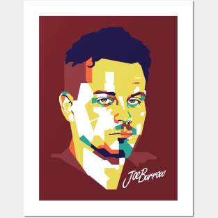 Joe Burrow Fanart WPAP Style Posters and Art